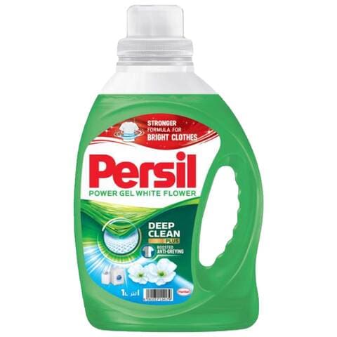 Persil White Flower Gel 1 Liter Laundry Detergent Liquid with Deep Clean Plus Technology