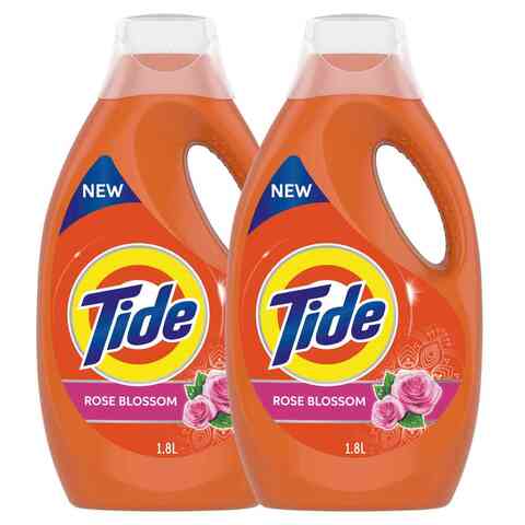 Buy Tide Automatic Power Gel Laundry Detergent Rose Blossom Scent 1.8Lx2 in Kuwait