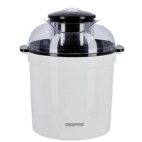 Geepas Gim63027Uk Ice Cream Maker Machine - Bpa Free | Makes Delicious Soft Ice Cream, Gelato, Frozen Yoghurt &amp; Sorbet Machine With Easy To Clean Aluminum Bowl - 1.5Qt