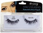 Buy Pritty Eyelashes - Strip, Demi Black 120 - 1 Pc in Saudi Arabia