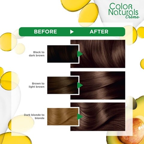 Garnier Colour Naturals Cream Nourishing Permanent Hair Colour 5 Light Brown 110ml