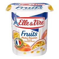 Elle&vire Elle & Vire Peach Fruit Yoghurt 125g