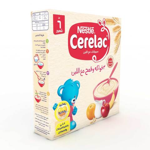 Cerelac 3 Fruits With Milk - 125 gram