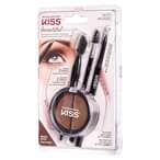 Buy Kiss Beautiful Eyebrow Kit Medium Brown in UAE