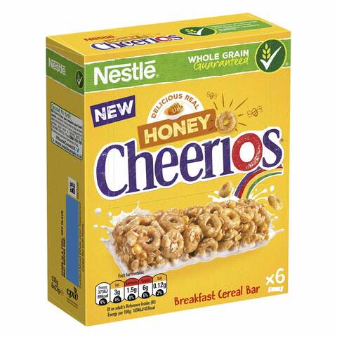 General Mills Honey Nut Cheerios Cereal Single Serve, Pack of 6