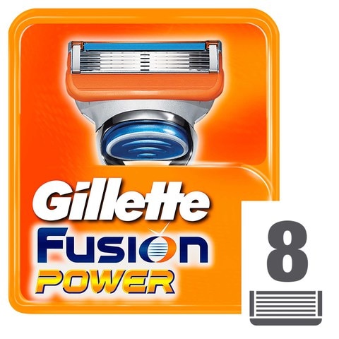 Gillette Fusion Power men&#39;s razor blade refills, 8 count