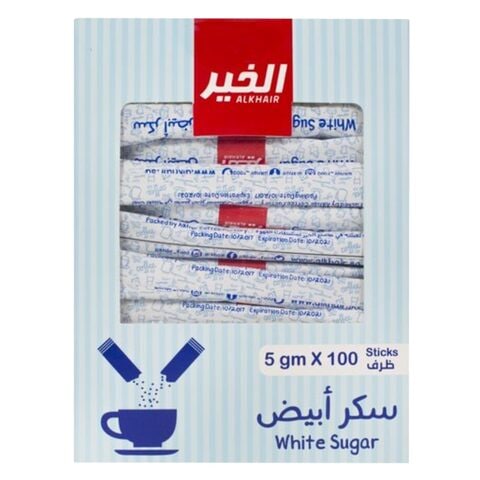 اشتري الخير سكر ابيض 5 جرام × 100 في السعودية