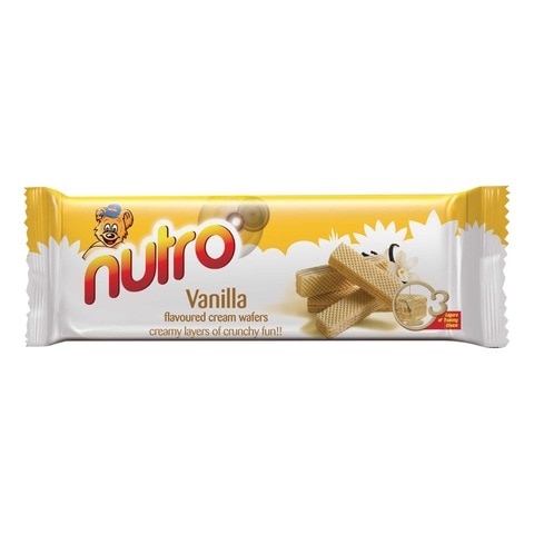 Nutro Cream Wafers Vanilla Flavoured 75g