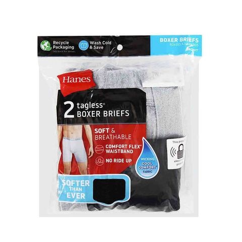 Hanes Tagless Boxer Briefs Wicking Cool Comfort. XXL