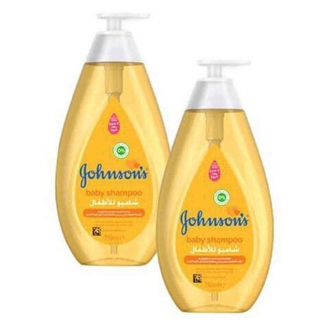 Johnson&#39;s Gold Baby Shampoo 750ml Pack of 2