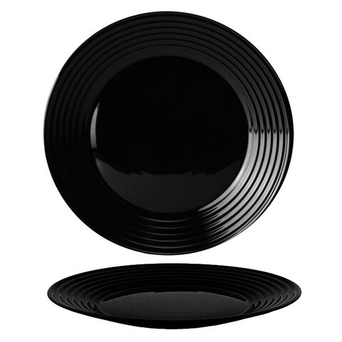 Luminarc Harena Shallow Dinner Plate Black 27cm