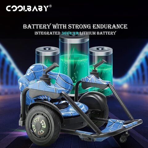 COOLBABY&#39;s new 360 infinite drift electric kart children&#39;s drift car