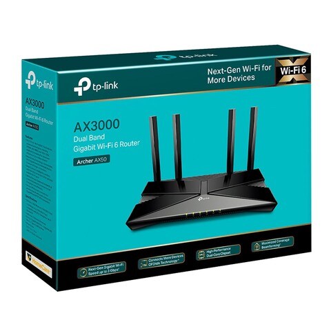 TP-Link WiFi 6 AX3000 Smart Wi-Fi Router