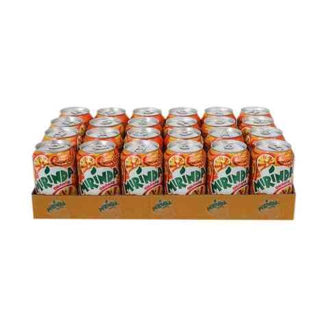 Mirinda Orange Soft Drink Can 330ml&times;24