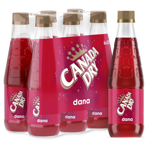 Canada Dry Dana Soft Drink Non-Returnable Bottle 330ml x6