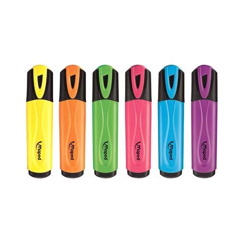 Maped Fluo Classic Highlighter Multicolour 6 PCS