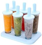 اشتري Aiwanto  6 Ice Cream Maker Frozen Ice Cream Maker Ice Cream Tray Kulfi Maker Ice Lolly Tray Popsicle Maker في الامارات