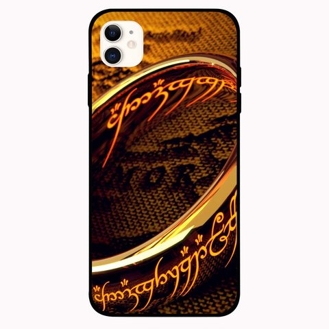 Theodor - Apple iPhone 12 6.1 inch Case Loard Of Ring Flexible Silicone