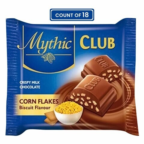 تسوق ميثيك كلوب شوكولاتة كورن فليكس 45 غرام 18 حبة أون لاين - كارفور الأردن