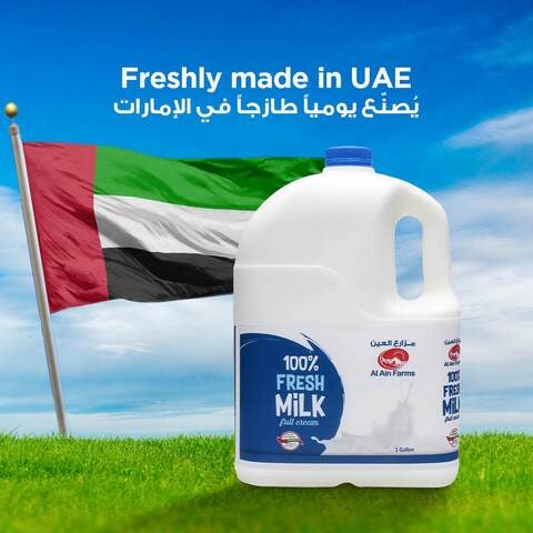 Al Ain Full Cream Fresh Milk 3.78L
