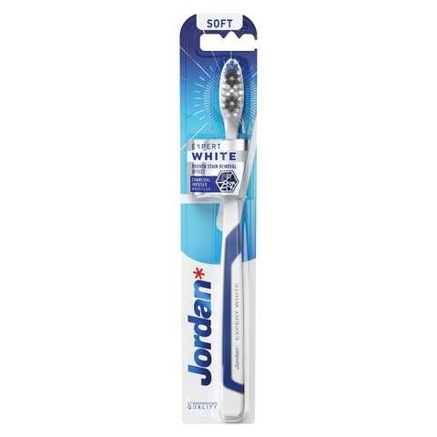 Buy Jordan Expert White Soft Toothbrush White in UAE