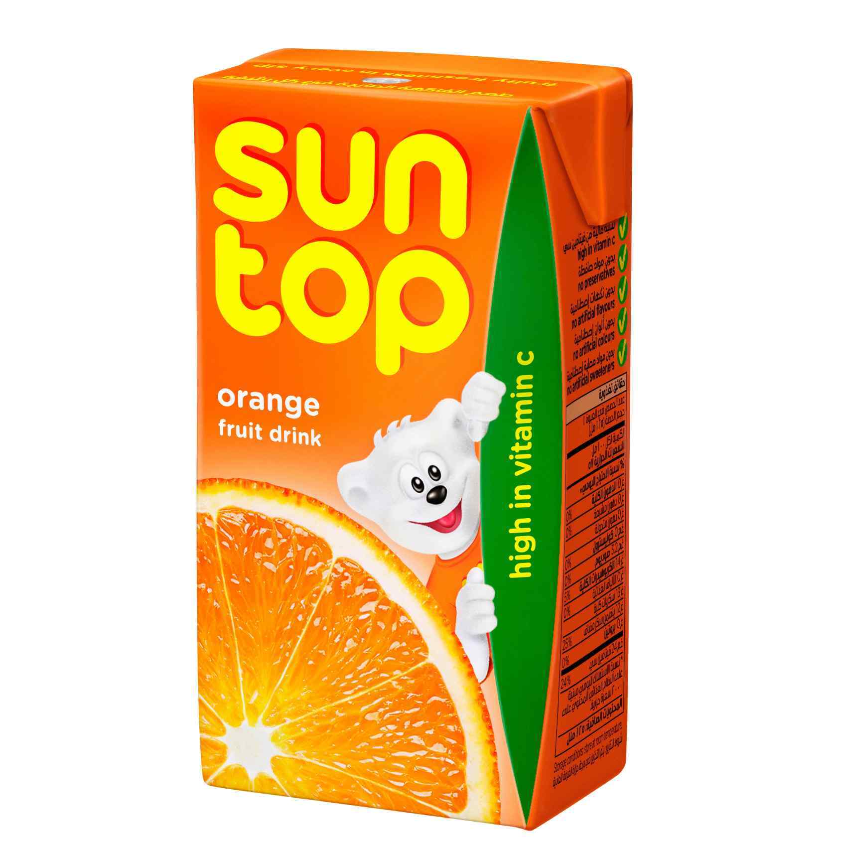 Buy Suntop Orange Juice 125ml Online Shop Beverages on Carrefour UAE