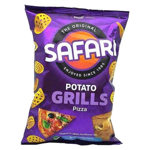 Hunter Foods Safari Potato Grills Pizza Chips 60g