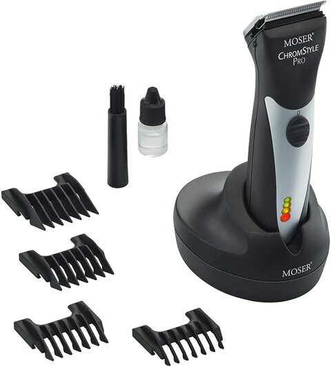 Moser Chromstyle Professional Cord/Cordless Hair Clipper, Black, 1871-0181 (Pack Of 1)