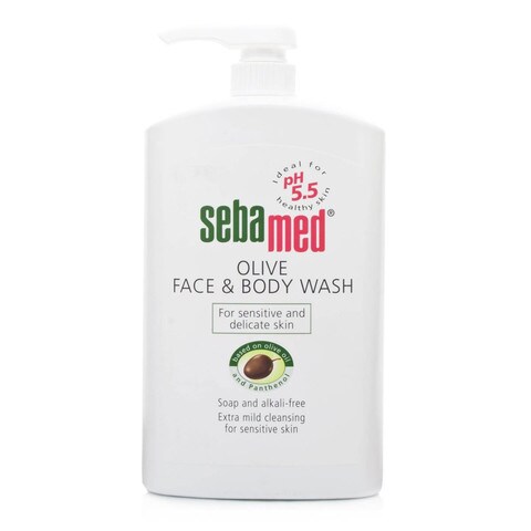 buy sebamed olive face and body wash 400ml online shop beauty personal care on carrefour uae