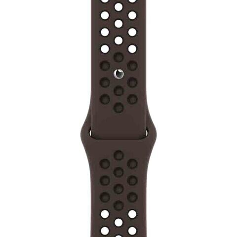 Apple 44mm Ironstone Nike Sport Watch Band Black