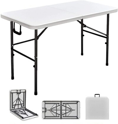 ABS White Plastic Folding Table – 180 cm – Daily Deal