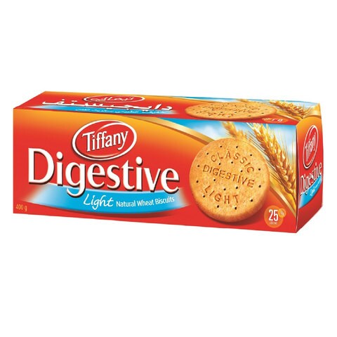 Tiffany Digestive Light Natural Wheat Biscuits 400g