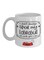muGGyz Min Pin Merchandise - Namast&#39;ay Home With My Min Pin Coffee Mug White 325ml