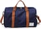 Hamkaw Large Capacity Multi Pocket Sports Duffel Bag With Shoes Compartment For Women And Men (Blue)