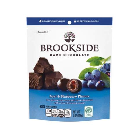Brookside Acai And Blueberry Dark Chocolate 198g