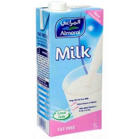 Almarai Milk Fat Free 1 Liter