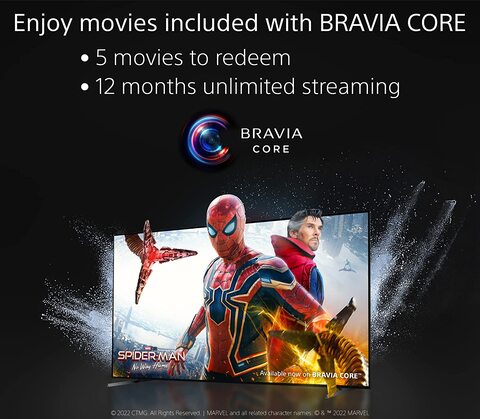 Sony 75 Inch 4K Ultra HD TV X90K Series: BRAVIA XR Full Array LED Smart Google TV With Dolby Vision HDR And Exclusive Features For The Playstation 5 XR75X90K 2022 Model, Black