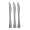 Lucia Dinner Knife Set Silver 3 PCS
