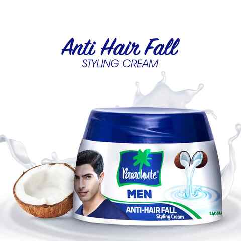 Buy Parachute Anti-Hair Fall Styling Cream White 140ml Online - Shop Beauty  & Personal Care on Carrefour UAE