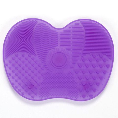 Silicone Makeup Brush Cleaner Mat Washing Tools Cosmetic Make up Brushes Eyebrow Cleaning Apple Pad Scrubber Board