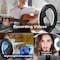 Generic 13&#39;&#39; Selfie Ring Light With Tripod Stand &amp; Cell Phone Holder For Live Stream/Makeup, Dimmable Desk Makeup Ring Light For TikTok/Youtube/Video/Photography Compatible For iPhone And Android