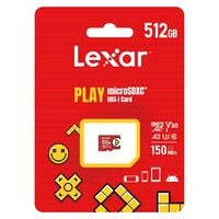 Lexar Play UHS-I MicroSDXC Flash Memory 512GB Red