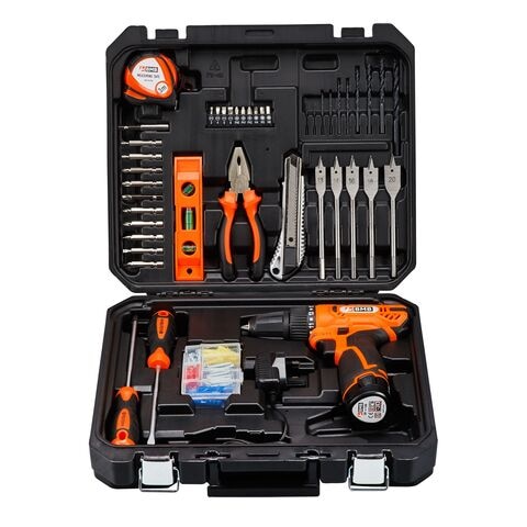 Buy Lawazim 104-Piece Heavy Duty Cordless Drill Set in Saudi Arabia