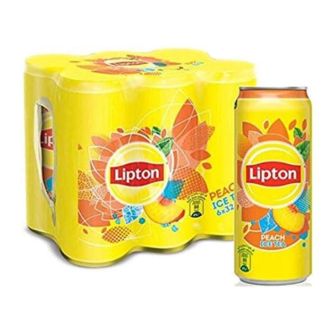 Lipton peach ice tea 320 ml x 6 pieces