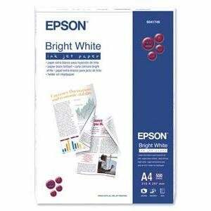 Buy Epson Bright White Inkjet Paper 90G/M2 (500 Sheets) Papers in UAE