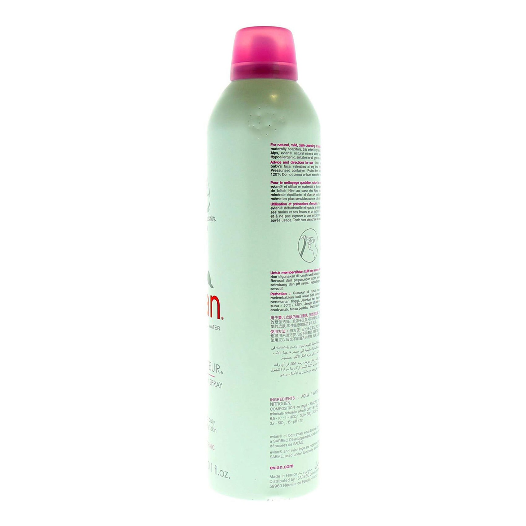 Buy Evian Brumisateur Face And Body Spray 300ml Online Shop Baby Products On Carrefour Uae