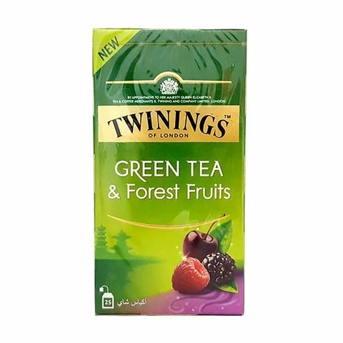 توينينجز شاي أخضر بالفواكه - 25 فتلة
