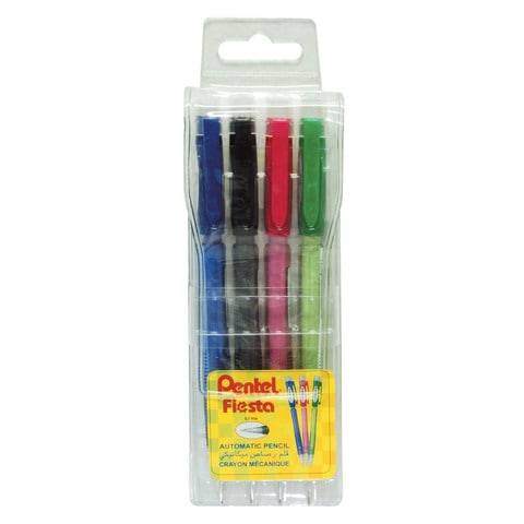 Pentel Fiesta Mechanical Pencil Multicolour 0.5mm 4 PCS