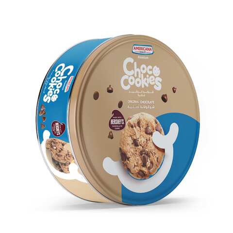 Buy Americana & Hershey's Chocolate Chip Cookies Tin 504g Online - Shop  Food Cupboard on Carrefour UAE