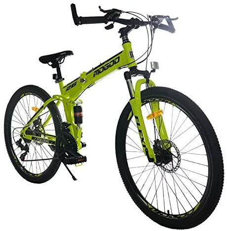 ITG Mogoo Flexi Folding Bike 26 Inch (Yellow) 100% Assembled